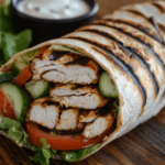 grilled chicken wrap