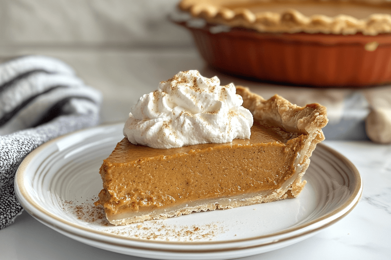 Pumpkin Pie with Sweetened Condensed Milk