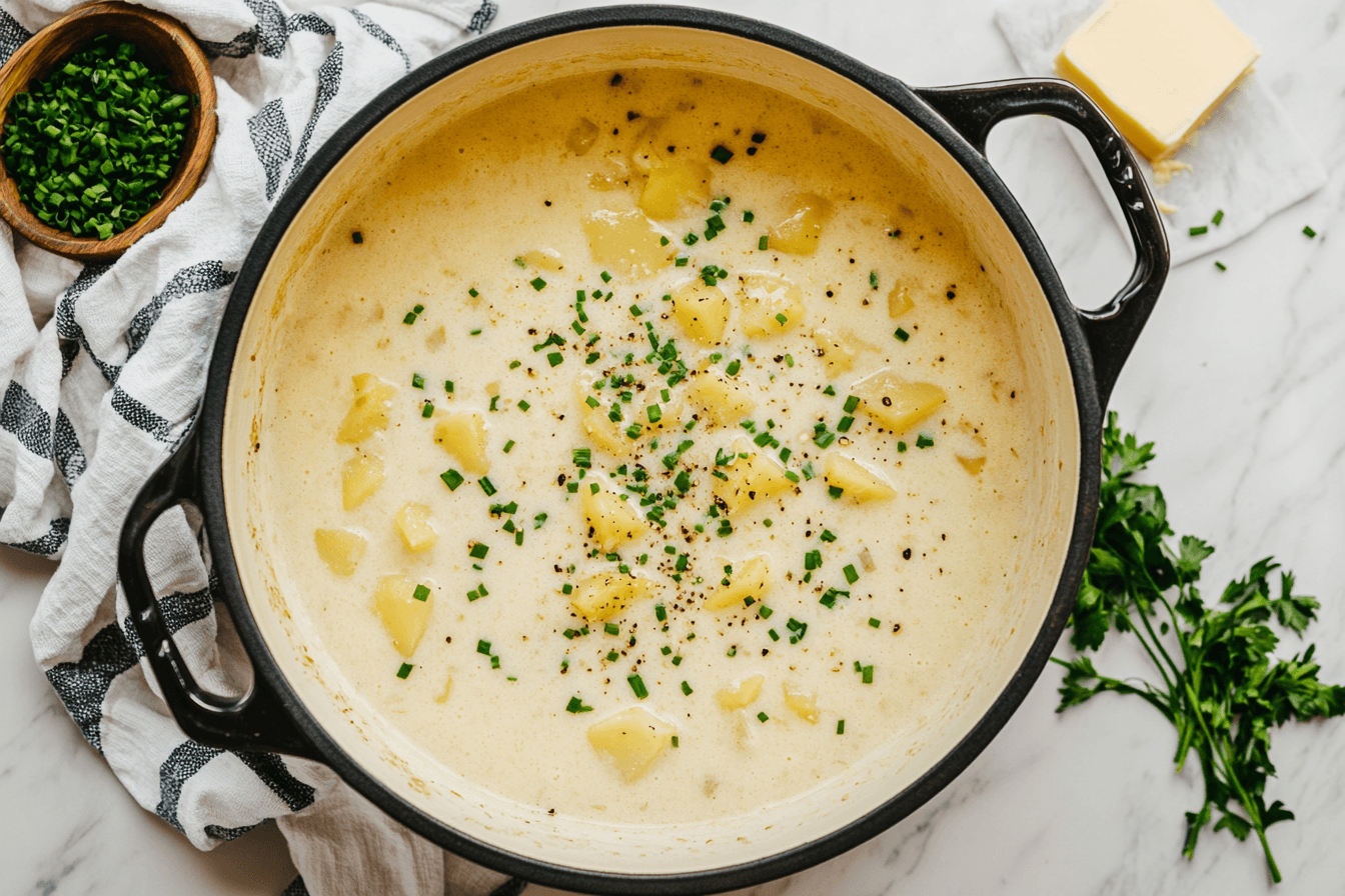 4 ingredient potato soup