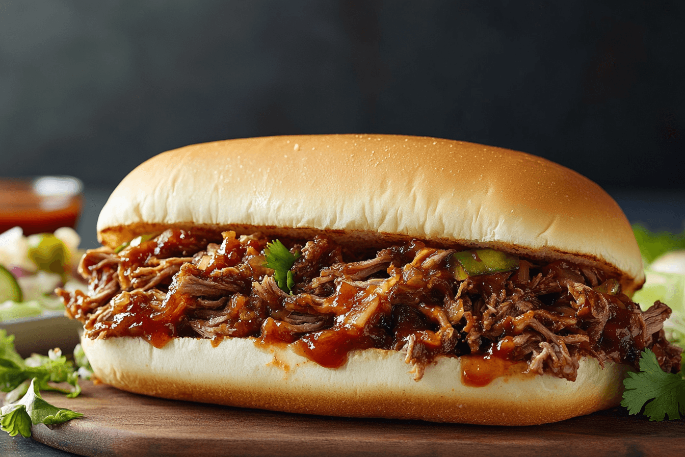 Shredded Beef Sandwiches