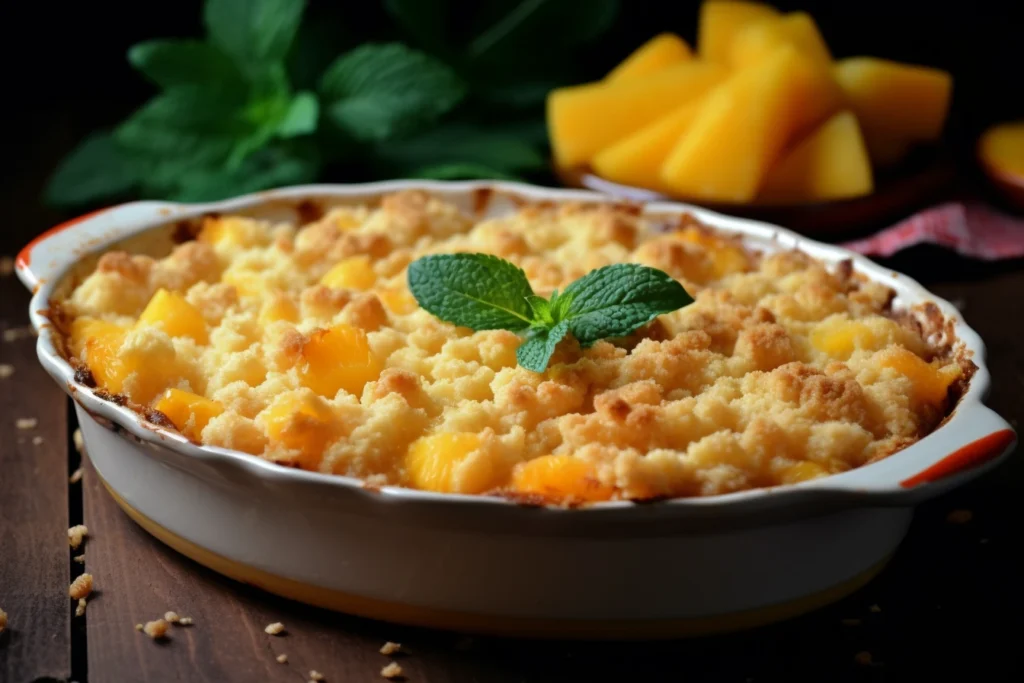 Southern pineapple casserole recipe with crushed pineapple and crispy cracker topping