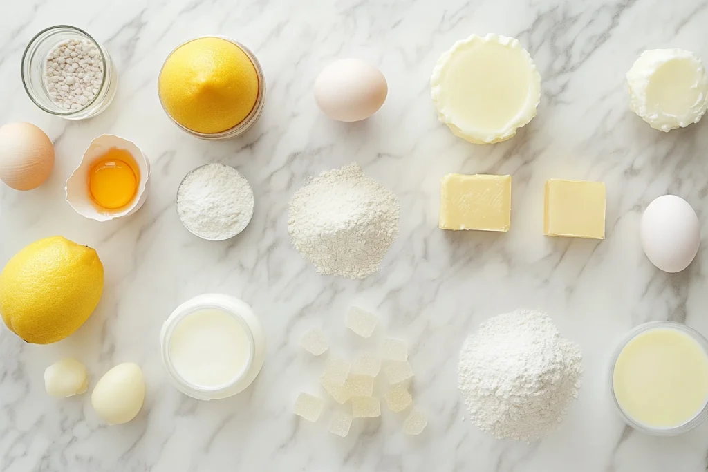 Bomboloni (Italian Donuts) ingredients