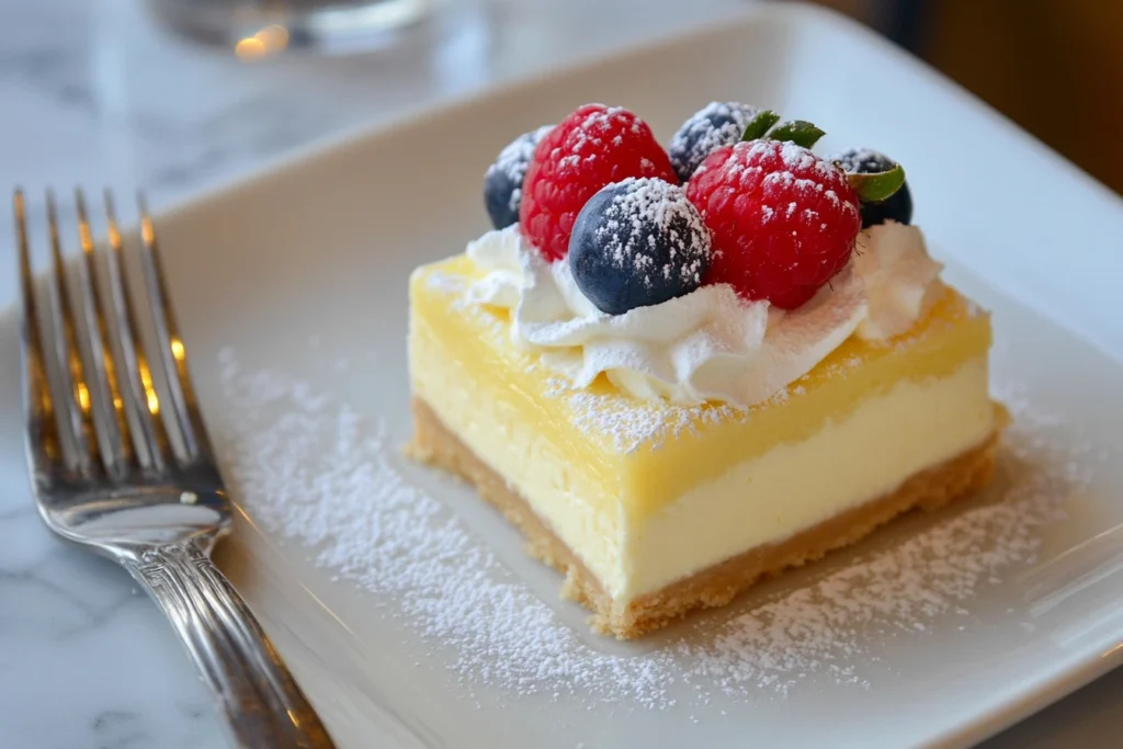 Lemon Cheesecake Squares