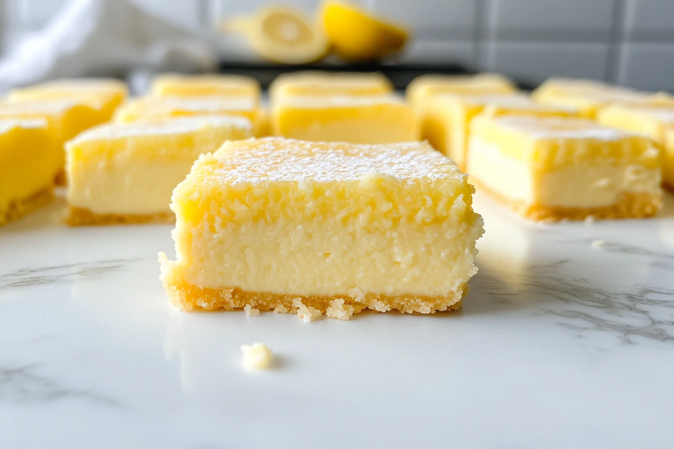 Lemon Cheesecake Squares