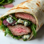Zesty Steak and Blue Cheese Wraps: Restaurant-Quality Lunch in 20 Minutes
