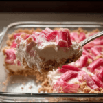 No-Bake Rhubarb Dessert