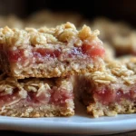 Oatmeal Rhubarb Bars